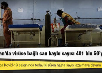 Hindistan'da Kovid-19 nedeniyle ölenlerin sayısı 401 bin 50'ye yükseldi