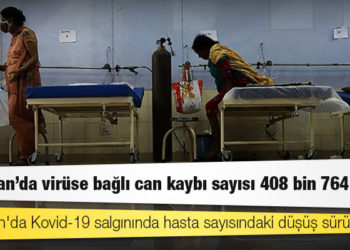 Hindistan'da Kovid-19 nedeniyle ölenlerin sayısı 408 bin 764'e yükseldi