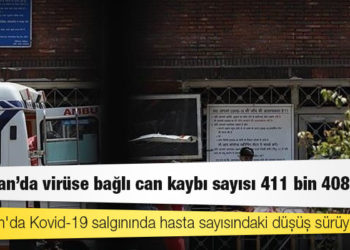 Hindistan'da Kovid-19 nedeniyle ölenlerin sayısı 411 bin 408'e yükseldi
