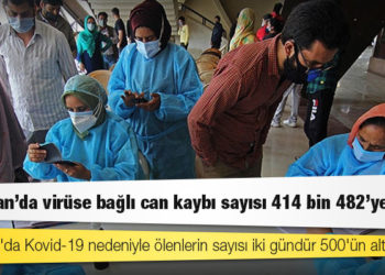 Hindistan'da Kovid-19 nedeniyle ölenlerin sayısı 414 bin 482'ye yükseldi