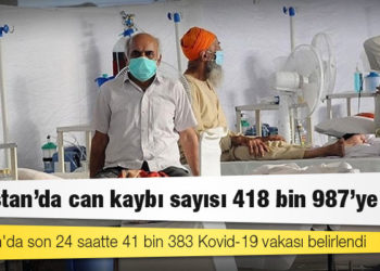 Hindistan'da Kovid-19 nedeniyle ölenlerin sayısı 418 bin 987'ye yükseldi
