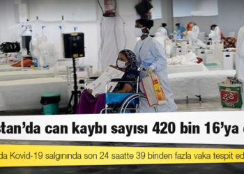 Hindistan'da Kovid-19 nedeniyle ölenlerin sayısı 420 bin 16'ya yükseldi