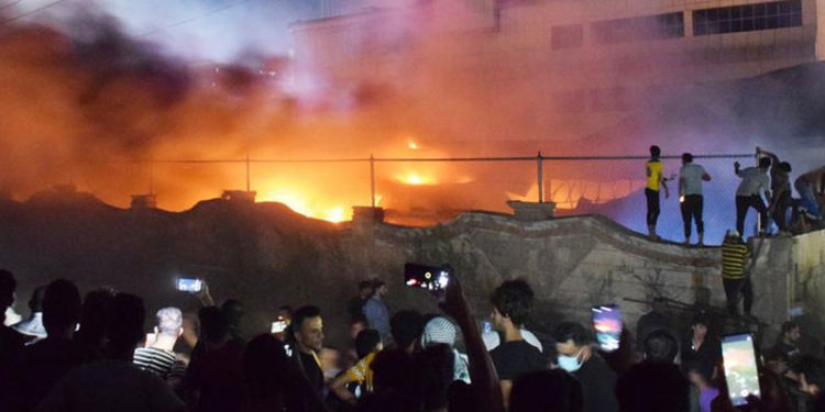 Irak’ta hastane yangını: En az 64 ölü