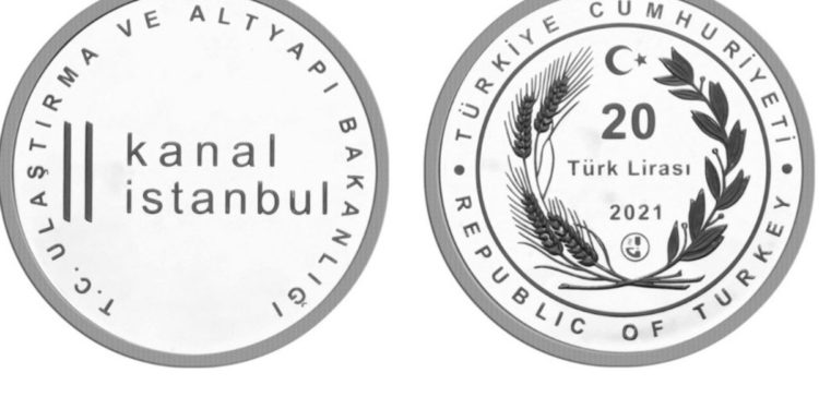 Kanal İstanbul için hatıra parası basıldı; tanesi 300 TL