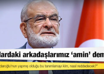 Karamollaoğlu'ndan Kılıçdaroğlu'nun açıkladığı cumhurbaşkanı adayı kriterlerine destek açıklaması: İktidardaki arkadaşlarımız 'amin' demeli