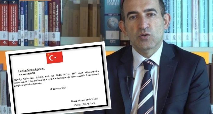 Kararname rejimi: Melih Bulu geldiği gibi gitti