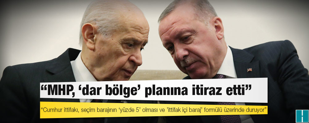 Kulis: MHP, 'dar bölge' planına itiraz etti; Cumhur ittifakı, seçim barajının ‘yüzde 5’ olması ve ’ittifak içi baraj’ formülü üzerinde duruyor