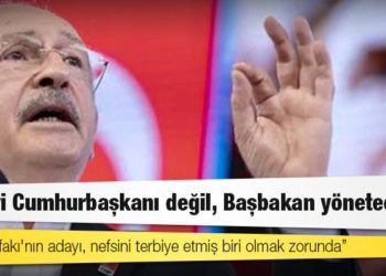 Kılıçdaroğlu: Millet İttifakı'nın adayı, nefsini terbiye etmiş biri olmak zorunda