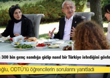 Kılıçdaroğlu, ODTÜ'lü öğrencilerin sorularını yanıtladı: 6 milyon 300 bin genç sandığa gidip nasıl bir Türkiye istediğini göstermeli
