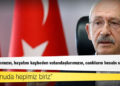 Kılıçdaroğlu: Ormanlarımızın, hayatını kaybeden vatandaşlarımızın, canlıların hesabı sorulur; bu konuda hepimiz biriz!