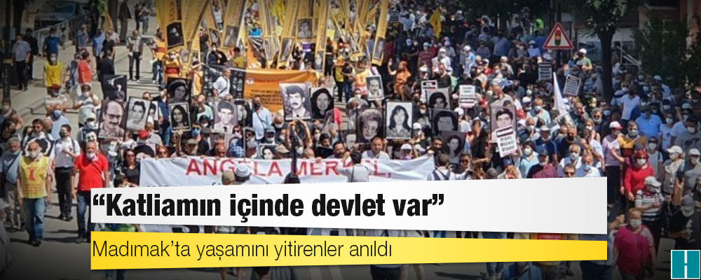 Madımak’ta yaşamını yitirenler anıldı: Katliamın içinde devlet var