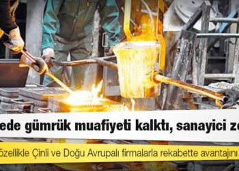 Makinede gümrük muafiyeti kalktı, sanayici zorda