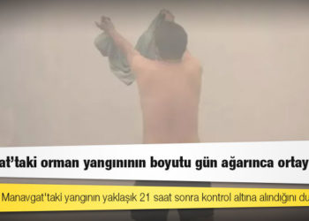 Manavgat'taki orman yangınının boyutu gün ağarınca ortaya çıktı