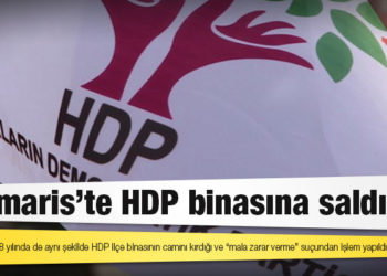 Marmaris'te HDP binasına saldırı