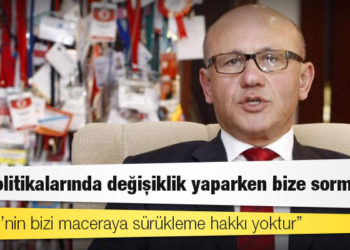Mehmet Ali Talat: 'Türkiye'nin bizi maceraya sürükleme hakkı yoktur'