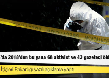 Meksika’da 2018'den bu yana 68 aktivist ve 43 gazeteci öldürüldü