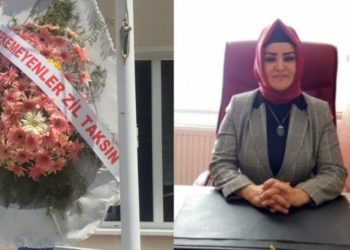 M&uuml;d&uuml;r&uuml;n yeniden atanması '&Ccedil;ekemeyenler zil taksın' &ccedil;elengiyle kutlandı