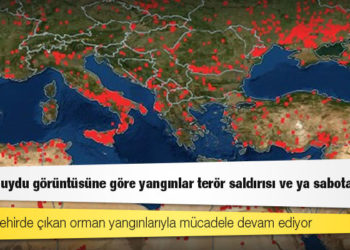 NASA’nın uydu görüntüsüne göre yangınlar terör saldırısı ve ya sabotaj değil