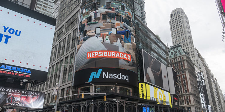 Nasdaq'da işlem gören Hepsiburada hisseleri yüzde 12 yükseldi