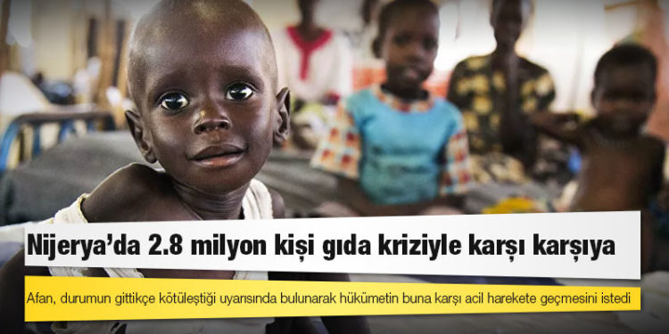 Nijerya'da 2.8 milyon kişi gıda kriziyle karşı karşıya