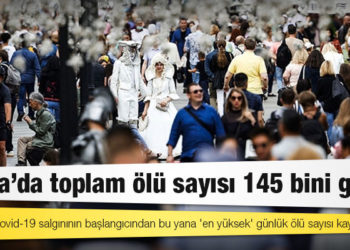 Rusya'da Kovid-19 nedeniyle ölenlerin sayısı 145 bin 278'e yükseldi