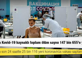 Rusya'da Kovid-19 nedeniyle ölenlerin sayısı 147 bin 655’e yükseldi