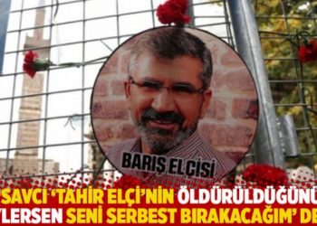 "Savcı 'Tahir El&ccedil;i'nin &ouml;ld&uuml;r&uuml;ld&uuml;ğ&uuml;n&uuml; s&ouml;ylersen seni serbest bırakacağım' dedi"