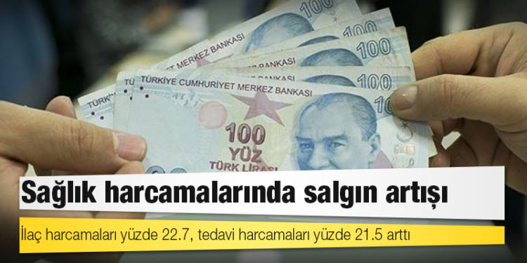 Sağlık harcamalarında salgın artışı: İlaç harcamaları yüzde 22.7, tedavi harcamaları yüzde 21.5 arttı