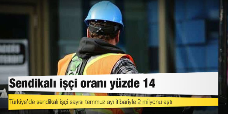 Sendikalı işçi oranı yüzde 14
