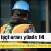 Sendikalı işçi oranı yüzde 14