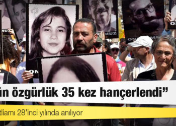 Sivas Katliamı 28’inci yılında anılıyor: 'O gün özgürlük 35 kez hançerlendi'