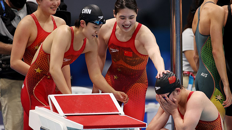 Tokyo 2020 | 4x200 metre serbest bayrak yarışında Çin, dünya rekoru kırdı