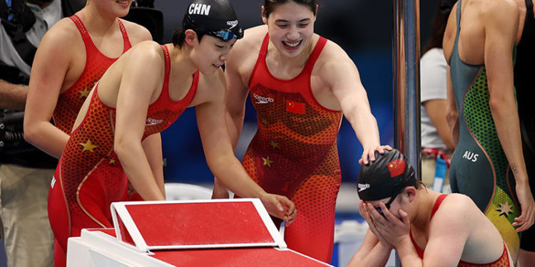 Tokyo 2020 | 4x200 metre serbest bayrak yarışında Çin, dünya rekoru kırdı