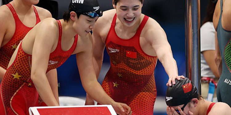 Tokyo 2020: 4x200 metre serbest bayrak yarışında Çin, dünya rekoru kırdı