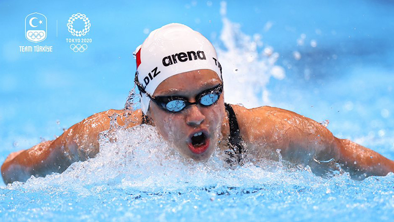 Tokyo 2020 | Milli yüzücü Defne Taçyıldız, yarı finale yükseldi