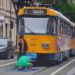 Tramvay önünde “İslamofobi” namazı!