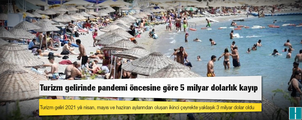 Turizm gelirinde pandemi öncesine göre 5 milyar dolarlık kayıp