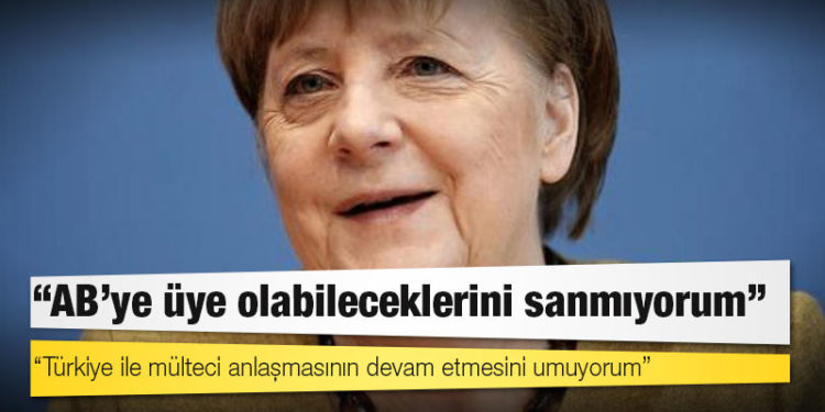 Türkiye’yi sığınmacılar konusunda öven Merkel: AB’ye üye olabileceklerini sanmıyorum
