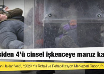 TİHV: 10 kişiden 4'ü cinsel işkenceye maruz kalıyor