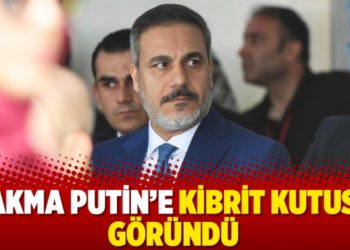 &Ccedil;akma Putin&rsquo;e kibrit kutusu g&ouml;r&uuml;nd&uuml;