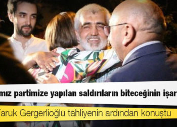 Ömer Faruk Gergerlioğlu tahliyenin ardından konuştu: 'Çıkmamız partimize yapılan saldırıların biteceğinin işaretidir'