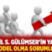 İsmail S. Gülümser'in yazısı: Rol model olma sorumluluğu