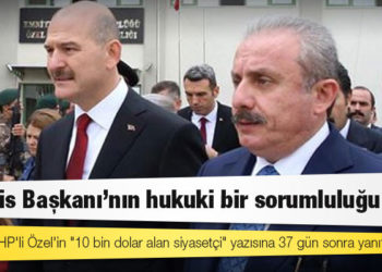 Şentop, CHP'li Özel'in "10 bin dolar alan siyasetçi" yazısına 37 gün sonra yanıt verdi: Meclis Başkanı'nın hukuki bir sorumluluğu yok