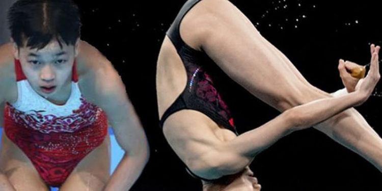 14 yaşındaki Çinli sporcu olimpiyat altınına uzandı