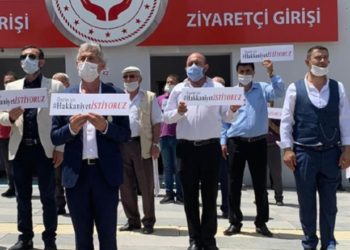 15 Temmuz gazileri Bakanlık önünde eylem yaptı: 300 milyon TL bize verilmedi!