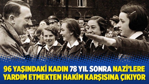 96 yaşındaki kadın 78 yıl sonra Nazi’lere yardım etmekten hakim karşısına çıkıyor