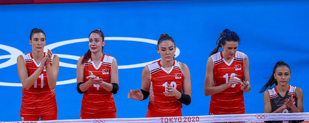 A Milli Kadın Voleybol Takımı, Tokyo Olimpiyat Oyunları'nı 6. olarak tamamladı