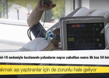 ABD'de Kovid-19 nedeniyle hastanede yatanların sayısı şubattan sonra ilk kez 50 bini aştı