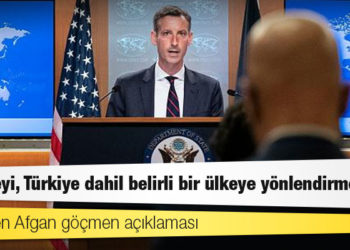 ABD'den Afgan göçmen açıklaması: Kimseyi, Türkiye dahil belirli bir ülkeye yönlendirmedik