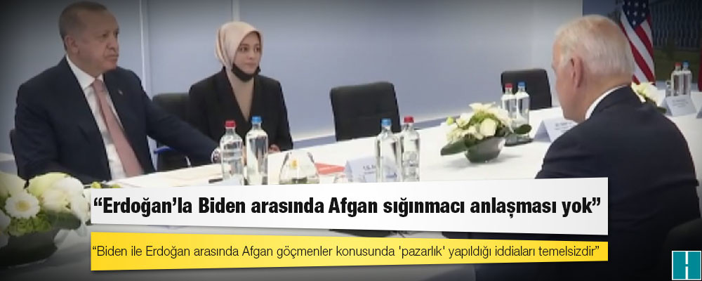 ABD'nin Ankara Büyükelçiliği: Biden ile Erdoğan arasında Afgan göçmenler konusunda 'pazarlık' yapıldığı iddiaları temelsizdir